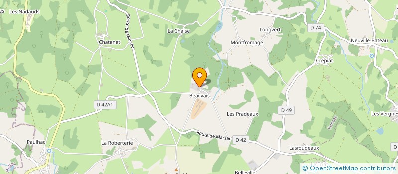 localisation de l'entreprise DE BEAUVAIS à FURSAC