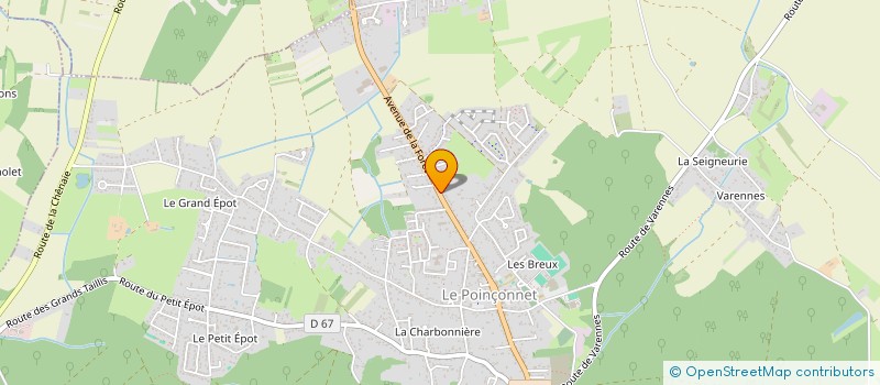 localisation de l'entreprise DE BEAUVAIS à LE POINCONNET