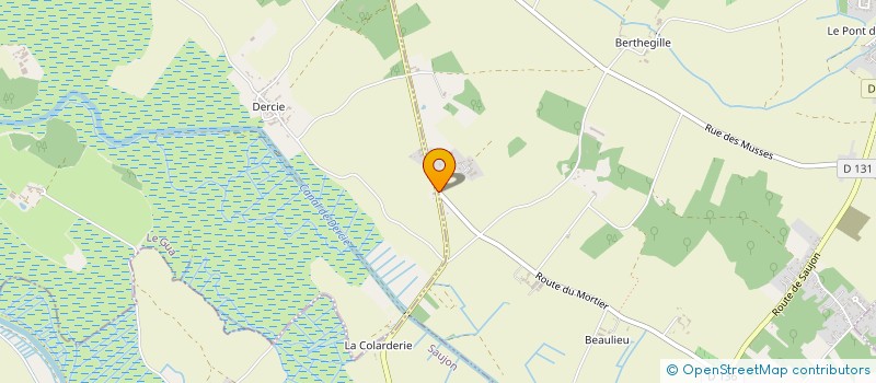 localisation de l'entreprise DE BEL AIR  SAINT-ROMAIN-DE-BENET