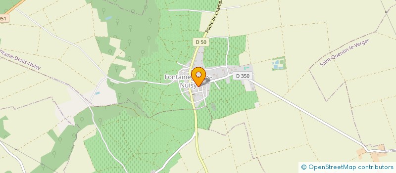 localisation de l'entreprise DE BELLE VUE  FONTAINE-DENIS-NUISY