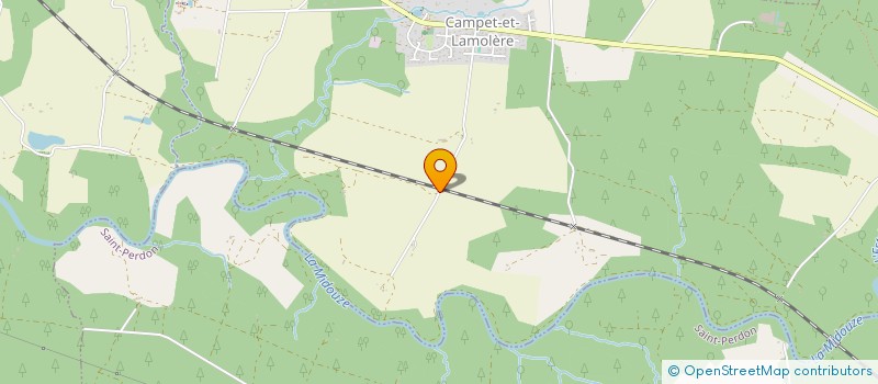 localisation de l'entreprise DE BELLEFONTAINE  CAMPET-ET-LAMOLERE