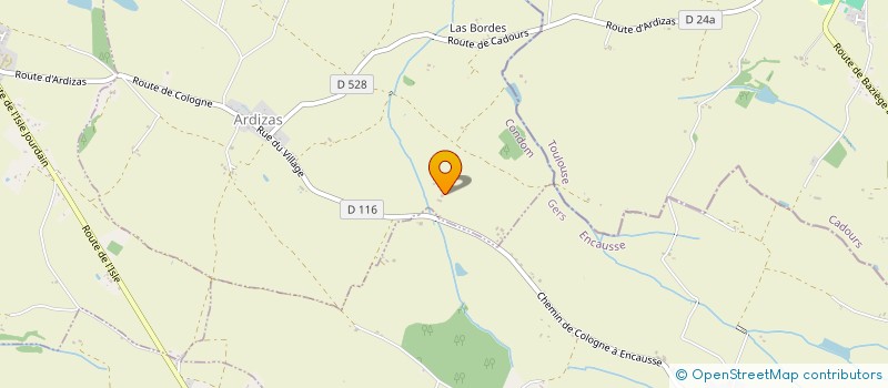 localisation de l'entreprise DE BELLIS & DEL COL  ARDIZAS