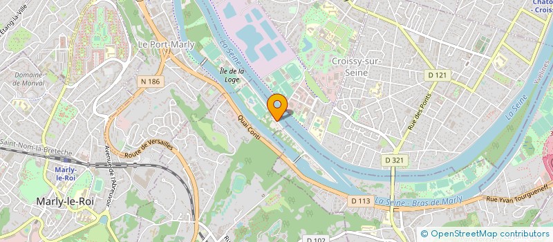 localisation de l'entreprise DE BENETTI  LOUVECIENNES