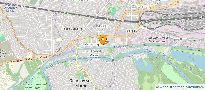 localisation de l'entreprise DE BENTO CLOISONS à CHELLES