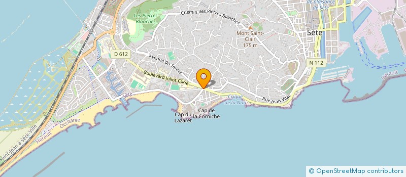 localisation de l'entreprise DE BERCADES à SETE