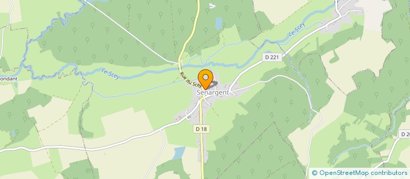 localisation de l'entreprise DE BERNARD  SENARGENT-MIGNAFANS