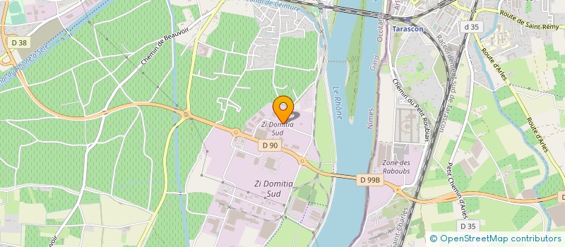 localisation de l'entreprise DE BERTO  BEAUCAIRE