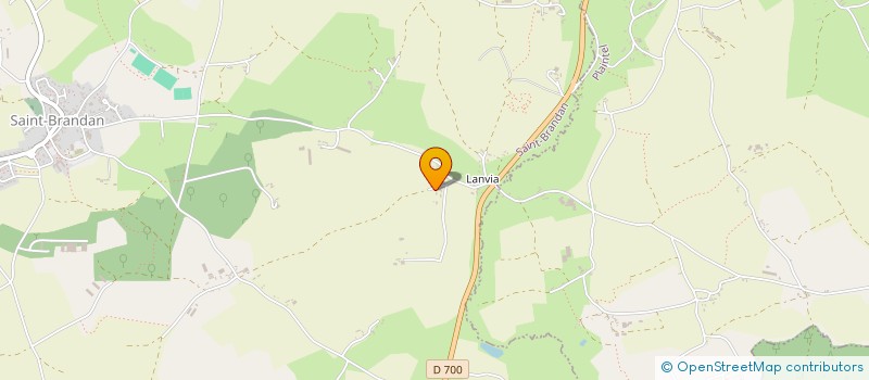 localisation de l'entreprise DE BERTOUHAN  SAINT-BRANDAN