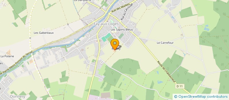 localisation de l'entreprise DE BERTRAND DE BEUVRON à FAY-AUX-LOGES