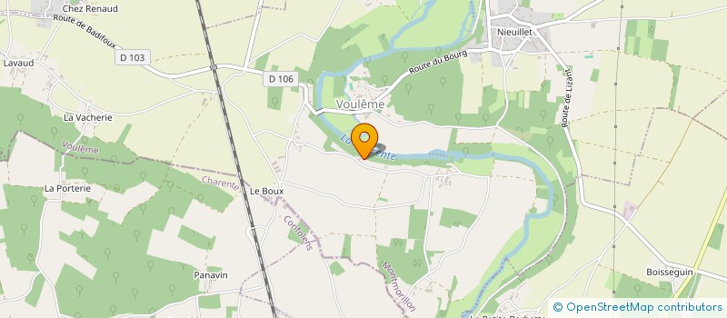 localisation de l'entreprise DE BERTREN LINARES ENTREPRISES  VOULEME