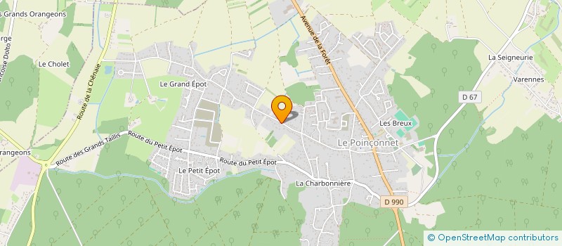 localisation de l'entreprise DE BESSA à LE POINCONNET