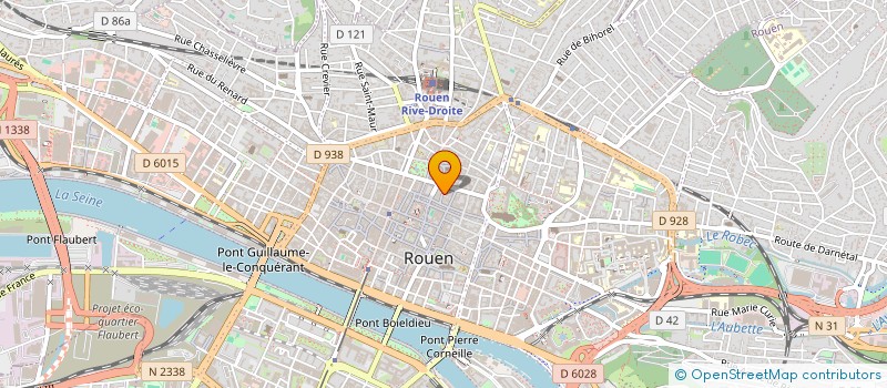 localisation de l'entreprise DE BEZENAC ET ASSOCIES  ROUEN