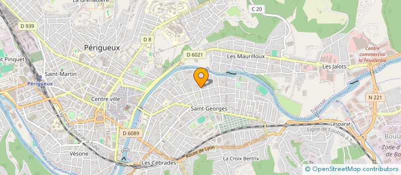 localisation de l'entreprise DE BIASI à PERIGUEUX