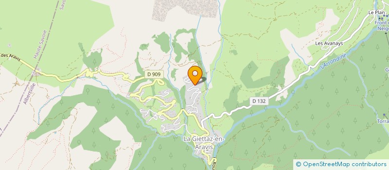 localisation de l'entreprise DE BILLY  LA GIETTAZ