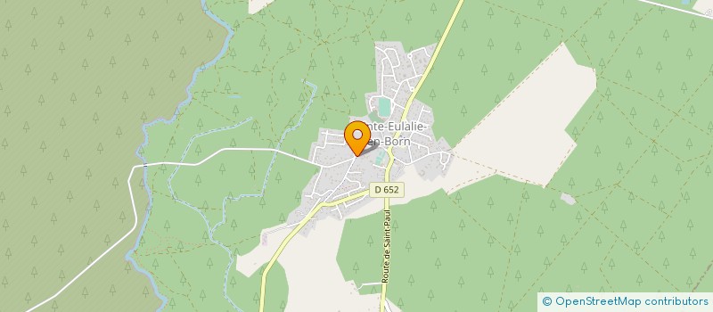 localisation de l'entreprise DE BIRON  SAINTE-EULALIE-EN-BORN
