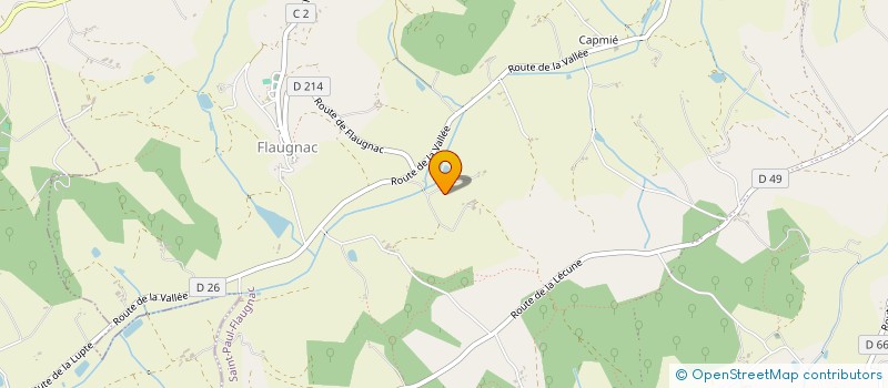 localisation de l'entreprise DE BIROU  SAINT-PAUL-FLAUGNAC