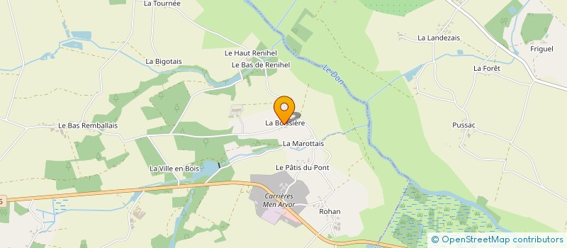 localisation de l'entreprise DE BLANCHEVILLE à AVESSAC