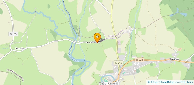 localisation de l'entreprise DE BLANZY à CHATILLON-EN-BAZOIS