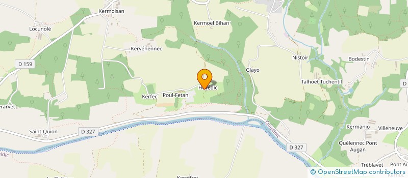 localisation de l'entreprise DE BODEVEN à PLUMELIAU-BIEUZY