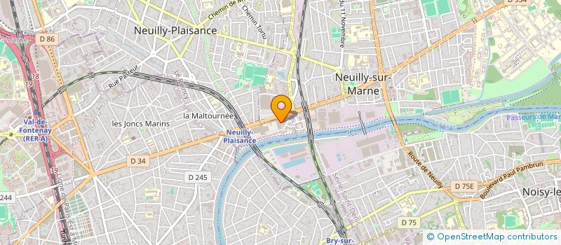 localisation de l'entreprise DE BOECK ROUSSEL à NEUILLY-PLAISANCE