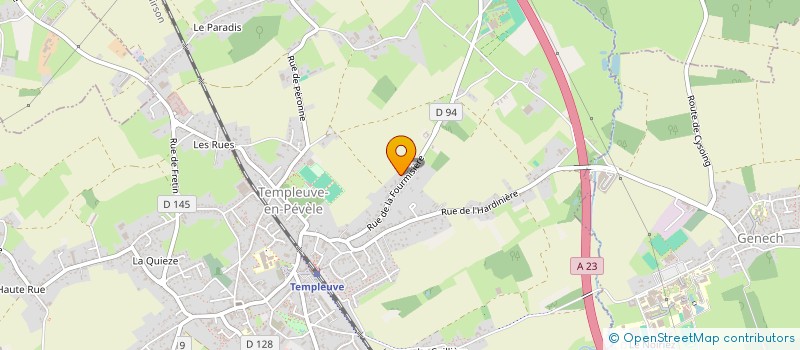 localisation de l'entreprise DE BOIS LE VILLE à TEMPLEUVE-EN-PEVELE