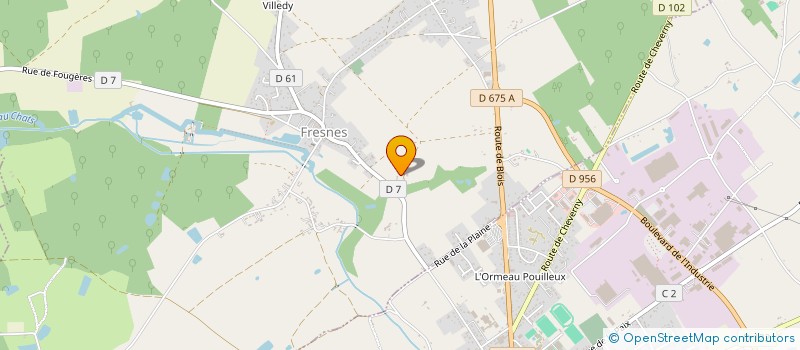 localisation de l'entreprise DE BOIS MONT  FRESNES