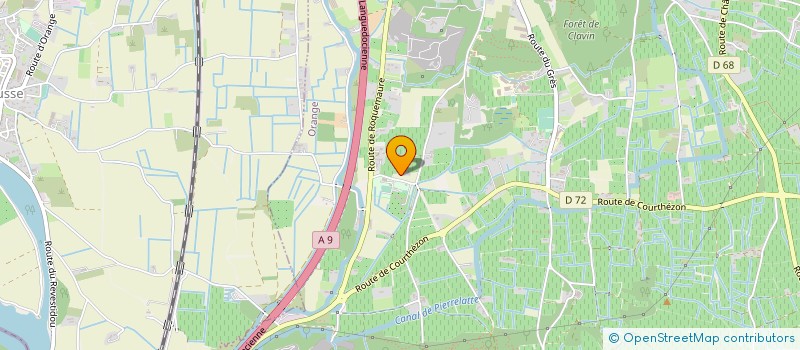 localisation de l'entreprise DE BOISFEUILLET  ORANGE