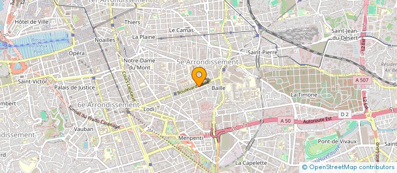 localisation de l'entreprise DE BON'HEUR à MARSEILLE 5