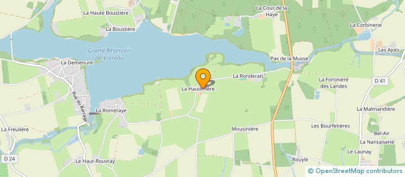 localisation de l'entreprise DE BONDYS à JOUE-SUR-ERDRE