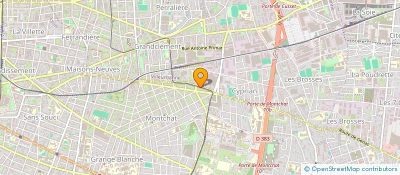 localisation de l'entreprise DE BONI  LYON