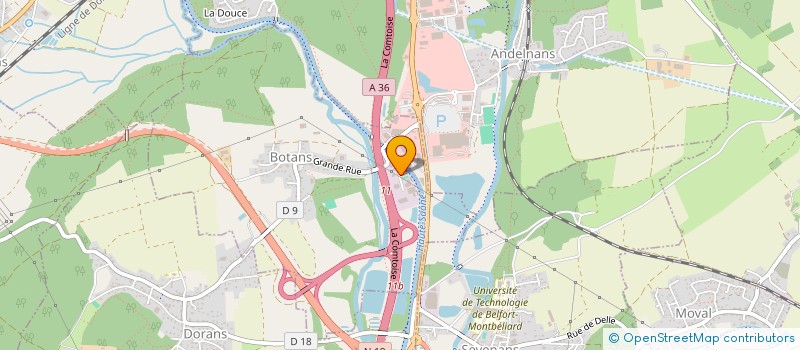 localisation de l'entreprise DE BONI DEMENAGEMENTS SAS à BOTANS