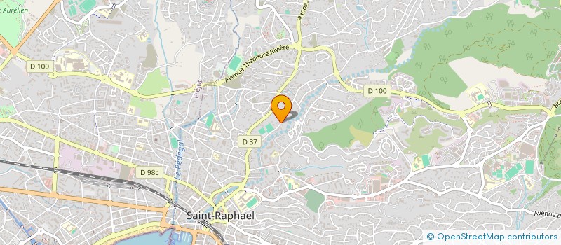 localisation de l'entreprise DE BONNEVAL à SAINT-RAPHAEL