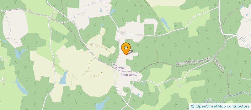 localisation de l'entreprise DE BORDAS à ST MARTIAL D ARTENSET