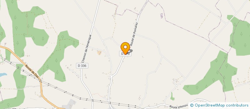 localisation de l'entreprise DE BORDENAVE  TILH