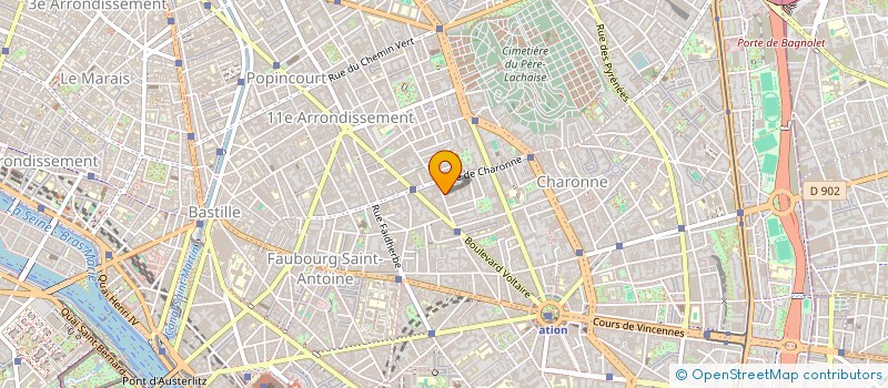 localisation de l'entreprise DE BOUCHE A OREILLE  PARIS