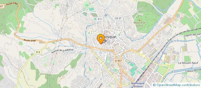 localisation de l'entreprise DE BOUCHE A OREILLES à MANOSQUE