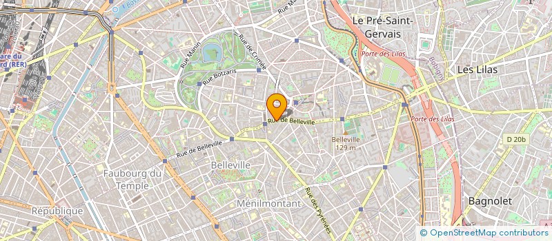 localisation de l'entreprise DE BOUCHES A OREILLES  PARIS