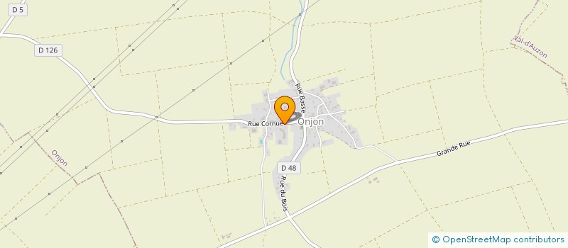 localisation de l'entreprise DE BOULOURIS  ONJON