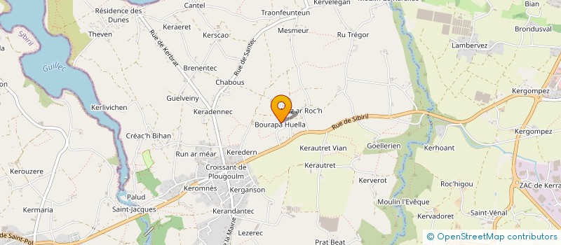 localisation de l'entreprise DE BOURAPA à PLOUGOULM