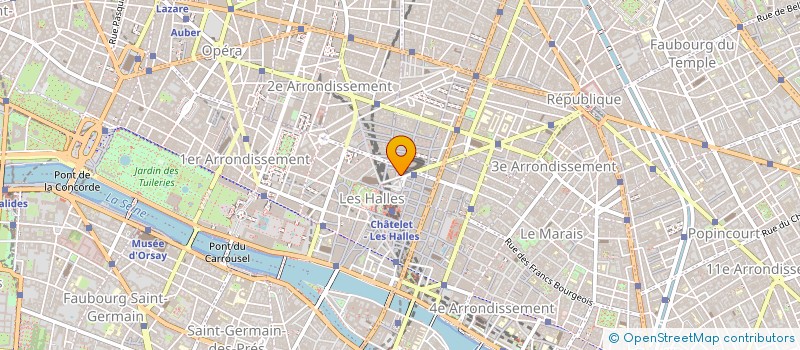 localisation de l'entreprise DE BOURBON à PARIS