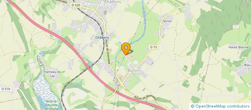 localisation de l'entreprise DE BOURBRE à BURCIN