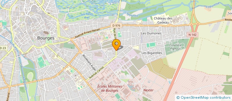 localisation de l'entreprise DE BOURGES A VOUS  BOURGES