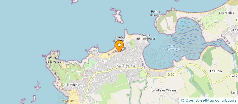 localisation de l'entreprise DE BOUT DE VILLE  SAINT-MALO