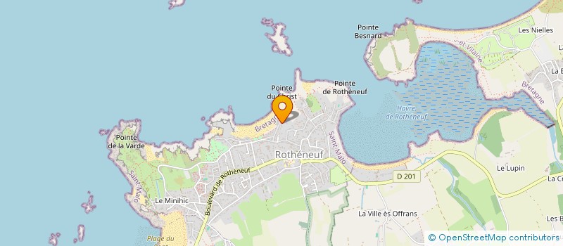 localisation de l'entreprise DE BOUT DE VILLE  SAINT-MALO