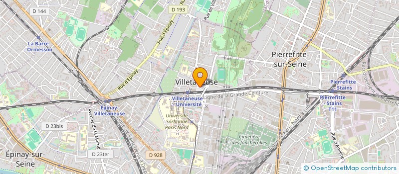 localisation de l'entreprise DE BOUT EN BOUT à VILLETANEUSE