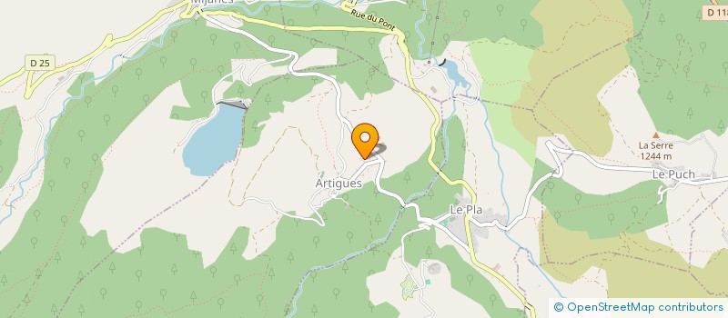 localisation de l'entreprise DE BOUTADIOL à ARTIGUES
