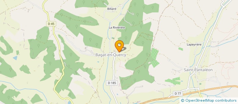 localisation de l'entreprise DE BOUTET  BARGUELONNE-EN-QUERCY