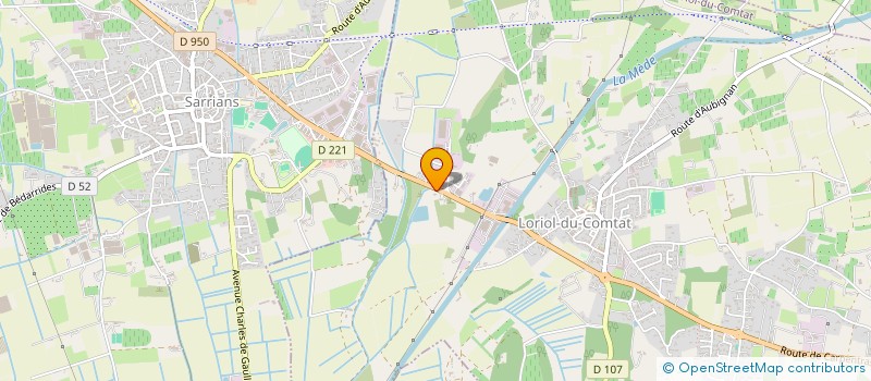 localisation de l'entreprise DE BOUTS DE REVES à LORIOL-DU-COMTAT