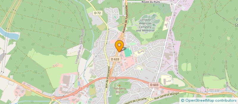 localisation de l'entreprise DE BRACK  SAINT-AVOLD