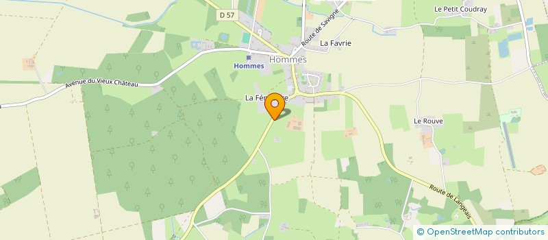 localisation de l'entreprise DE BREIL  HOMMES